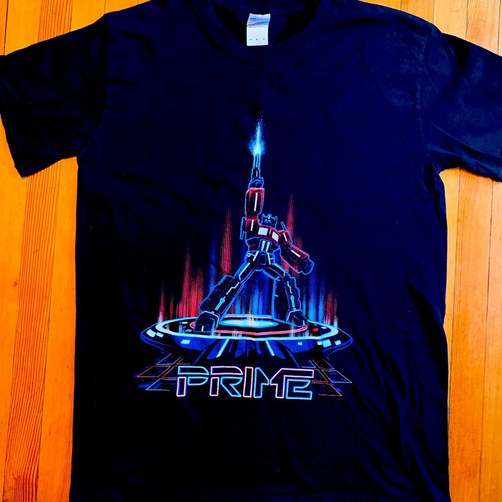 TRON - Transformers Optimus prime shirt by David Kopte.